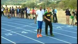 Prince Harry races with Usain Bolt and meets Prime Minister on Jamaica visit (BBC coverage 1)