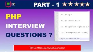PHP Important Interview Questions -2021 - With Notes