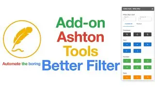 Google Workspace Add-on: Better Filter for Google Sheets