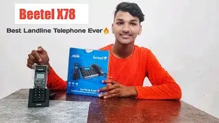 Beetel x78 | cordless landline phone | Unboxing