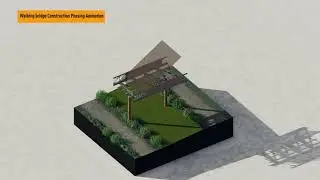 This is a fully package for Pedestrian Bridge Construction Phasing. This is a fully package for basi
