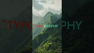 TYPOGRAPHY INTRO ! | check full video @ creative edge #youtubeshorts