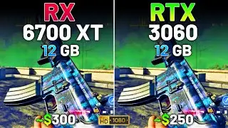 RX 6700 XT vs RTX 3060 - Test in 12 Games in 2024