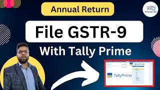 How to file Gstr 9 Annual return with tally prime | How to file gstr9 in tally prime