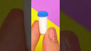 Making Mini Milk Bottle For Barbie 😋🍼 | MINIATURE IDEAS FOR DOLLHOUSE | 