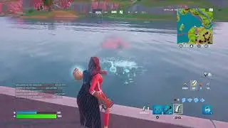 Grenade explosion effects on water in Fortnite ( 4K )