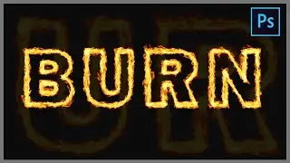 [ Photoshop Tutorial ] FIRE Text Effect in Photoshop CC 2021