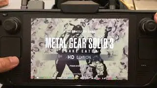 Metal Gear Solid HD Collection on Steam Deck - Steam OS | RPCS3