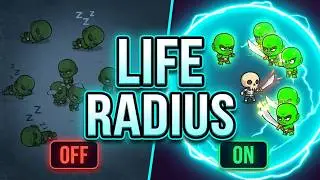 Что такое lifeRadius (радиус жизни) в API MMO RPG Игорь