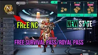 Free ROYALE pass in 2025 | PUBG Newstate mobile #how #newstatemobile