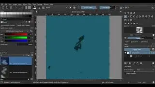 Use cloud brush and index colours filter to generate map contours in Krita