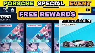 ASPHALT 9  PORSCHE 911 GTS COUPE HOLOLIVE SPECIAL EVENT FIRST VIEW,FREE REWARDS | GAMIE |