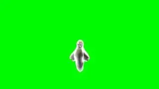 4K, Ghost Green Screen Animation, Halloween Background, UHD.
