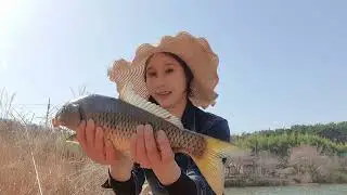 #붕어낚시  2024년 첫 출조!! 잉어월척  #민물낚시 #피싱메이비 #부부낚시 #저수지낚시 #산란기
