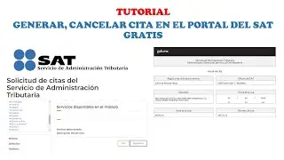 Generate and cancel an appointment on the SAT Portal for free