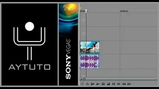 Alargar y acortar elementos en SONY VEGAS
