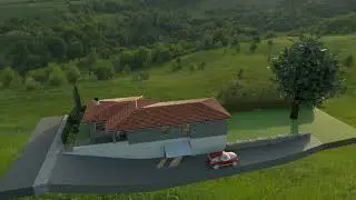 Blender cycles aerial view render