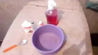 Slime com Cola e Detergente