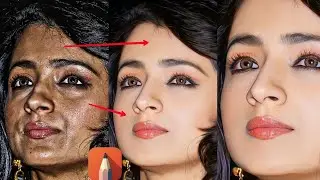 Oly Smooth skin HDR secret tricks face smooth editing /photo editing sketchbook editing