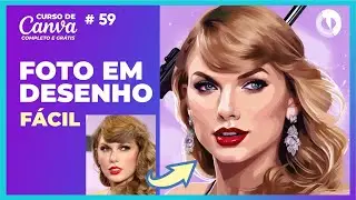Como transformar uma foto em desenho cartoon ou em caricatura no Canva de um modo fácil