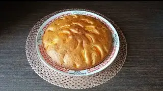Пиріг з абрикосами - перевірений рецепт. Виходить дуже смачно!