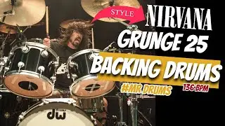 Drumtrack in the style of Nirvana