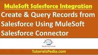 MuleSoft Salesforce Integration | MuleSoft Salesforce Query | MuleSoft Salesforce Connector Tutorial