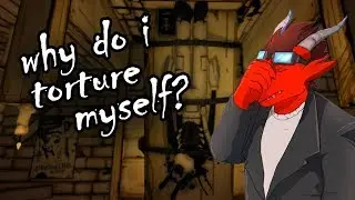 A dragon plays Bendy and the ink machine chapter 1
