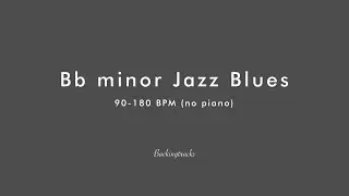 Jazz Blues Bb minor (90-180 bpm) (no piano) - Jazz Practice Jam Backing Track Play Along