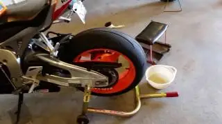How to easily clean/wax your wheels in 1 step. Easily removing any chain lube grime