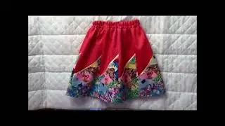 Это не МК,это развлекательное видео!!!Из архива YouTube "Юбка пэчворк-мой первый опыт"