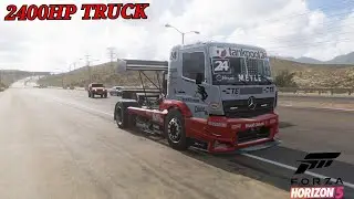 FORZA HORIZON 5 - 2400HP Mercedes benz tank pool racing truck rig build