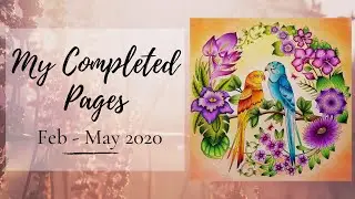 Finished Adult Coloring Pages - Johanna Basford, Hanna Karlzon, Eriy | February - May 2020