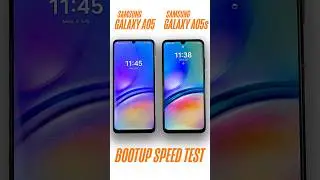 SAMSUNG A05 vs SAMSUNG A05s - Bootup Speed Test!