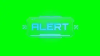 Green Screen Alert Banner