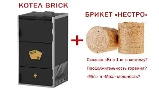 Котел на брикетах. Котел для дома 100-400 кв.м BRICK XS