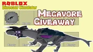 Roblox Dinosaur Simulator - Megavore Giveaway Winner Video!