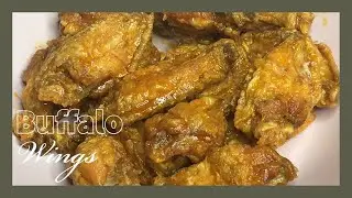 BUFFALO Chicken WINGS (Crispy on the outside but Juicy in the middle 🔥)⎜Cook with Nahima
