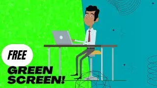 Free 2D Character Animation | Green Screen