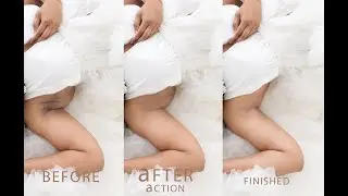 How to use action for DARK UNDER PITS , under eyes, deep folds, squinting eyes shadows, dodge&burn