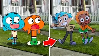 Personagens de Desenhos Animados como Humanos