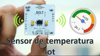 sensor de temperatura wifi bolt iot (internet de las cosas)