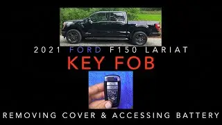 2021 Ford F150: Key Fob- Remove Cover & Access Battery