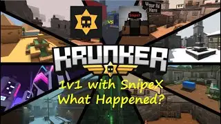 I 1v1-ed SnipeX and lost? (Krunker.io)