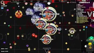 Agar.io Live with 120 mass bots!