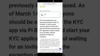 Form to fill to get pi KYC slot