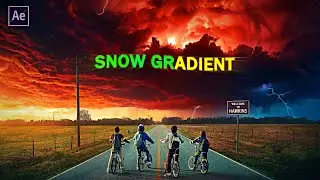 Snow Gradient Overlay ; After Effects