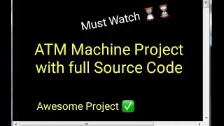 ATM Machine Project in C Language