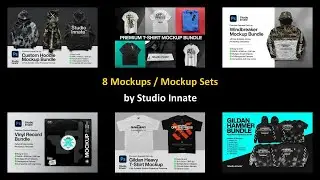 8 Mockups / Mockup Sets by Studio Innate