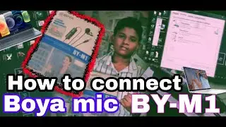 How to connect BOYA M1 Mic to Pc / Windows 7 / BOYA MIC.....
